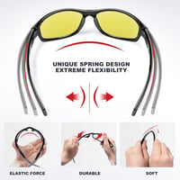 RIVBOS polarizált UV400 sport napszemüveg kerékpározáshoz, futáshoz - unisex 2