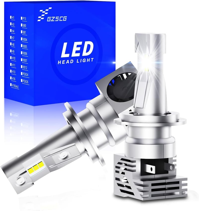 Philips H7 LED fényszóró izzó, 50W, 6000LM, 6500K, 12-24V, fehér, 2db