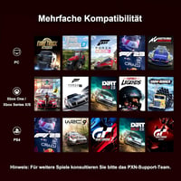 PXN V9 GEN2 Versenykormány PC-hez Pedálokkal és Váltóval - Hall-effekt Pedál, RGB Világítás, 270°/900° Állítható - PS4, PS3, Xbox Series X/S 3