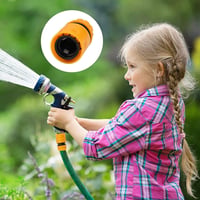 YUNLEX Műanyag Kerti Locsolótömlő Csatlakozó 1/2" - 10 db-os Készlet Gyorscsatlakozóval, Vízálló, Rozsdamentes Tömlőadapter Öntözőrendszerek 7