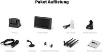 eRapta 5" LCD Vezeték Nélküli Tolatókamera Szett 1080P Monitorral - 9600 mAh Akkumulátor, 2 Perces Telepítés, IP69K Vízálló, Autóhoz, Tehera 7