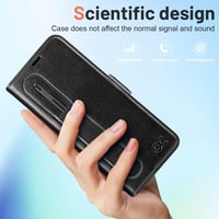 Samsung Galaxy Z Fold 4 5G OCASE bőrtok S Pen tartóval, RFID védelemmel - Fekete 8