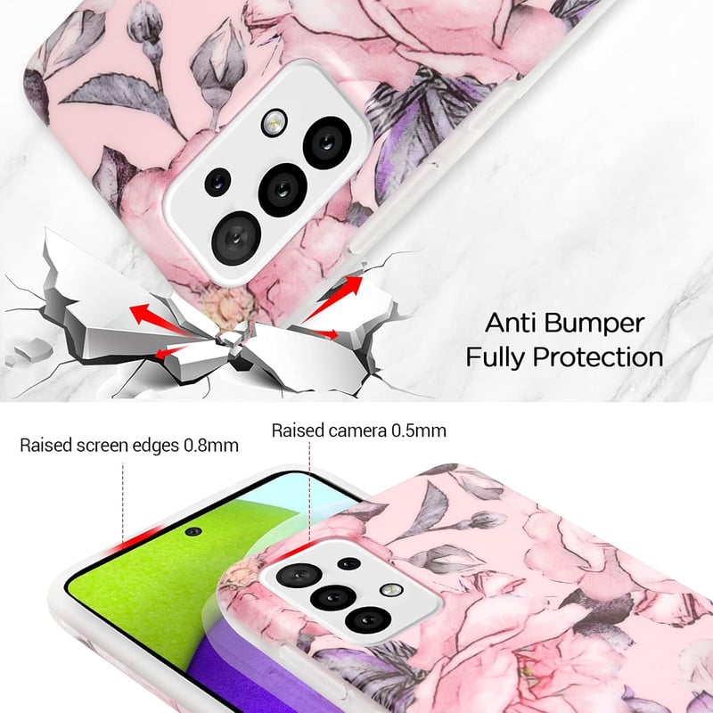 Samsung Galaxy A52 Tok - 3db Színes Ultra Vékony TPU Védőtok (Kék, Sárga, Zöld)