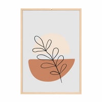 KAIWIN A2 képkeret tölgyfa, 42x59,4 cm, fotókhoz és poszterekhez — hibás — hibás, alkatrésznek: törött képkeret (állapot: lásd a 2. képet) 1
