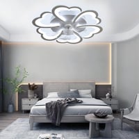 Revneey Virág Alakú Mennyezeti Ventilátor LED Világítással - 72W, Távirányítós, Csendes, 6 Sebességes, Időzíthető, Fényerőszabályozós Lámpa  7