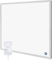 Hocosyme Infravörös Fűtőpanel Termosztáttal - 300W Fali Kivitel, 120°C, 1-3 Perc Felfűtés, TÜV Tanúsítvány, Érintésérzékeny Vezérlés 1