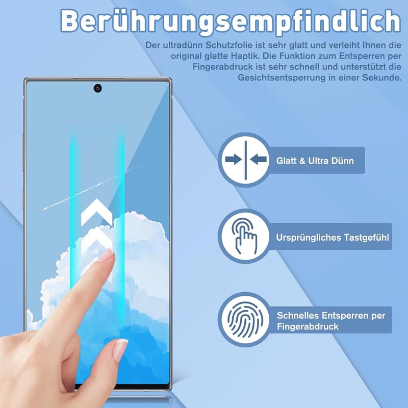 Samsung Galaxy Note 10 Plus üvegfólia, 2 darabos szett - Újracsomagolt védelem