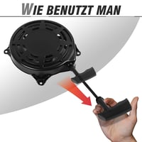 Briggs & Stratton Berántó Indító 497680 498144 - Kézi Indítószerkezet Fűnyírókhoz, Visszahúzós Berántó Mechanizmus 5