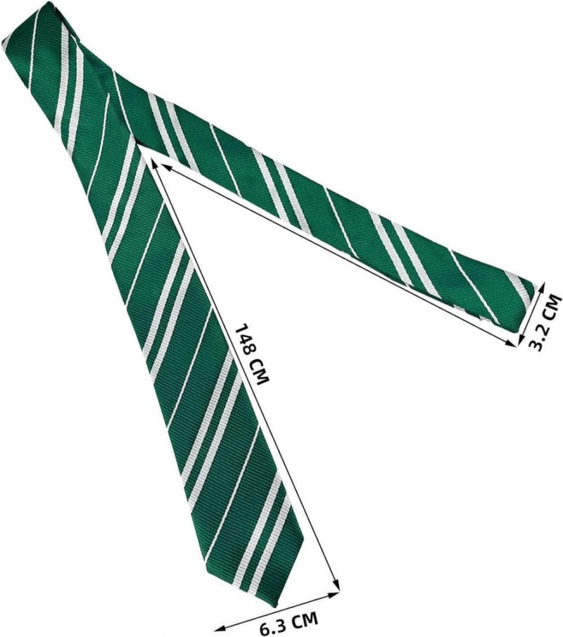Zöld-Fehér nyakkendő, 150 cm