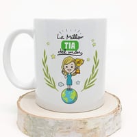 Katalán feliratos MUGFFINS kávésbögre, 350 ml-es űrtartalommal 4