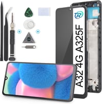 RongZy Samsung Galaxy A32 4G LCD Kijelző Csere Érintőképernyővel - Kompatibilis A325F/DS/A325M/A325N Modellekkel, Kerettel, Szerszámokkal 1