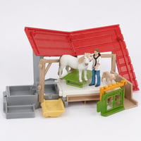 Set de joacă Cabinet Veterinar Schleich Farm World 42502 - 43 piese, cu medic veterinar și figurine animale - suprafață uzată, zgâriată (produs utilizat) 1