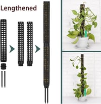 RURIZHONGTIAN-1 Monstera Növénytámasz Szett - 6 db Mohakaró, Kókuszrost Rúd, Kúszónövény Támasz, Beltéri Növényekhez, Filodendronhoz 5