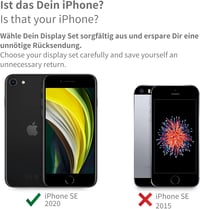 GIGA Fixxoo iPhone SE (2020) Retina LCD Kijelző Cserecsomag - Érintőképernyős Üveg Szerszámkészlettel - Egyszerű Kijelzőjavítás Otthon 2