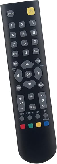 ALLIMITY RC200 Univerzális Távirányító Hannspree TV-khez - Kompatibilis HSG1189 SL40 HSG1187 SK42 SE40 SL32 Modellekkel, 10m Hatótáv 4