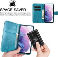 Samsung Galaxy S21 5G bőr flip tok, érintőtollal, 6.3" 5