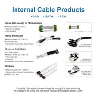 Mini SAS - 4x SATA átalakító kábel, 6G, 0,5m, SFF-8087 - adattároló összekötő 5