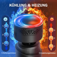 Emicool Professzionális Masszázspisztoly Meleg-Hideg Funkcióval - Mély Izommasszázs 5 Sebességgel, Izomfájdalom Enyhítésre, USB-C Töltés 2