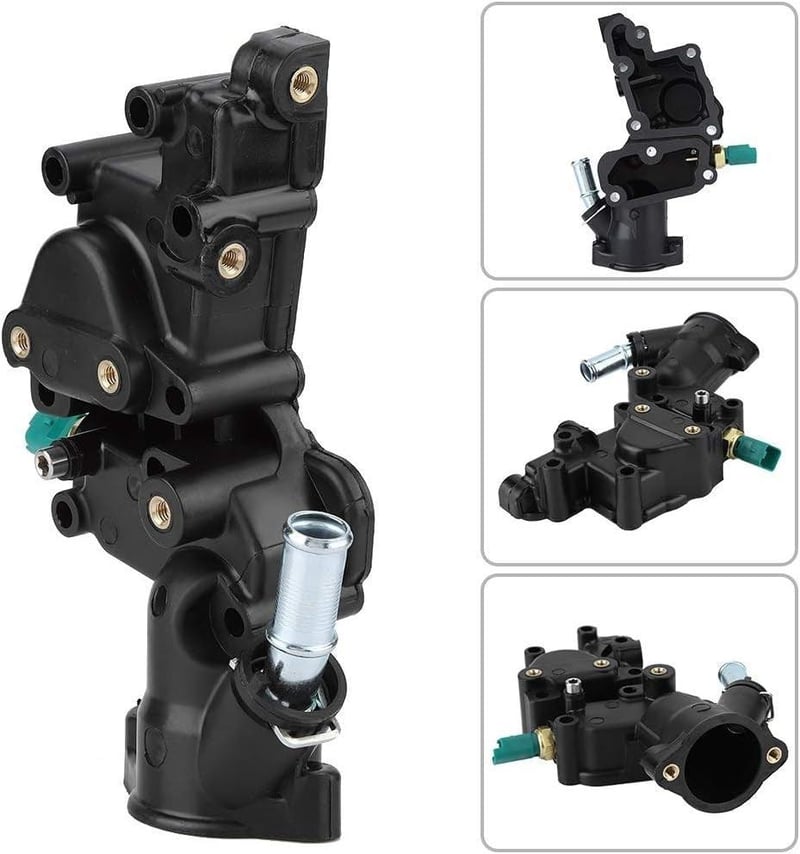 Citroen Berlingo C2 C3 Termosztát Ház Vízhűtő Szenzorral 9654775080