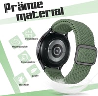 Samsung Galaxy Watch és Garmin órákhoz 20mm-es fonott nylon sportszíj 5