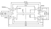 Easycargo fekete anodizált TO-220 alumínium hűtőborda MOSFET-hez, 5 db-os csomag 9