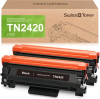 Swiss Toner TN2420 Kompatibilis Toner Brother MFC-L2710DW, HL-L2350DW, DCP-L2530DW Nyomtatókhoz - 3000 oldal kapacitás, 2 darabos csomag 1