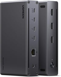 UGREEN Revodok Max 208 Thunderbolt 4 Dokkoló - 40Gbps, 3 TB4 Port, Dual 4K@60Hz/8K Kijelző, 85W Töltés, Gigabit Ethernet, Mac Mini M4 Pro Ko 1