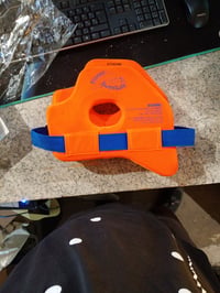 Flipper SwimSafe 1400 Gyermek Úszómellény 11-30 kg, Habmagos Úszástanuló Segédeszköz, Állítható Hevederekkel, Narancssárga, Használt 2