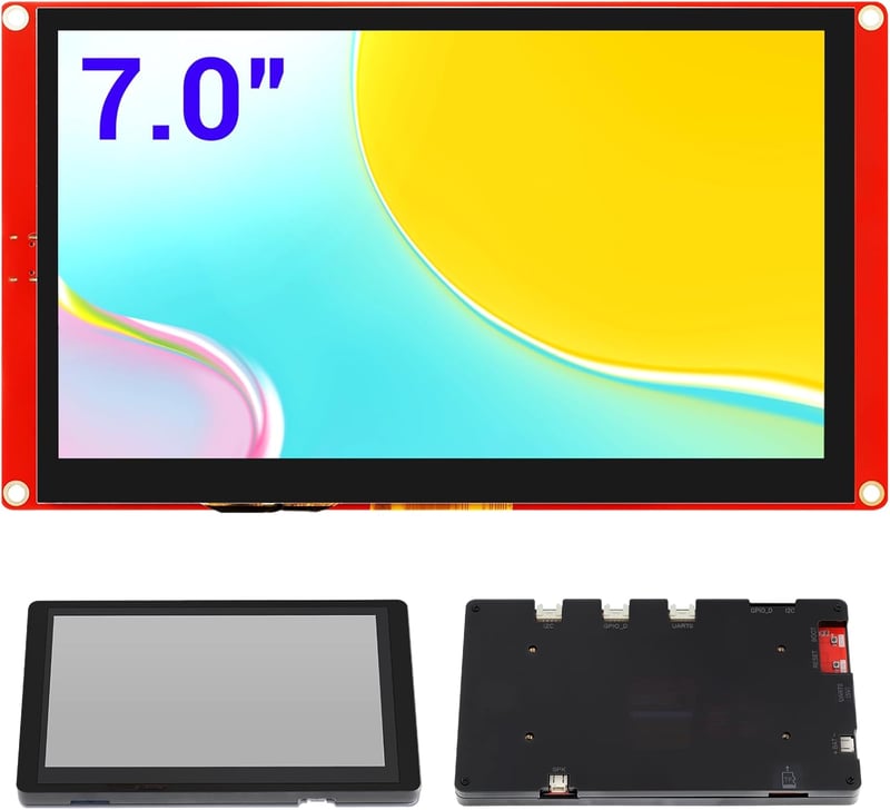 ELECROW 7" ESP32 HMI érintőképernyős monitor, 800x480 RGB TFT LCD, LVGL/Esphome kompatibilis