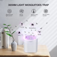 Elektromos USB rovarcsapda LED fénnyel - Szúnyog- és muslicairtó lámpa bel- és kültérre 5