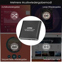 MYPIN 4K Médialejátszó - 8TB HDD, USB, HDMI, 7.1 Surround Hang, Távirányítóval 7
