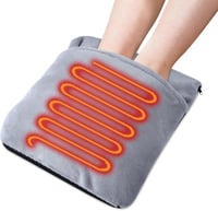 Flintronic 3 fokozatú, mosható elektromos lábmelegítő gyors fűtéssel - Szürke 8
