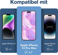 iPhone 14 Pro Max kijelzővédő fólia, 2 db-os szett - Agedate 2