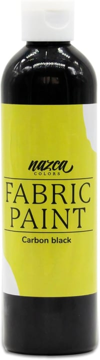 Nazca Colors Fekete Textil Festék 250ml - Ruhák, Pólók, Farmerek, Táskák és Bőrcipők Festésére - Nagy Fedőképességű Mosható Textilfesték 1