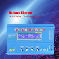 DEWIN B6 80W LCD kijelzős LiPo akkumulátor töltő és balancer, többféle akkutípushoz 4