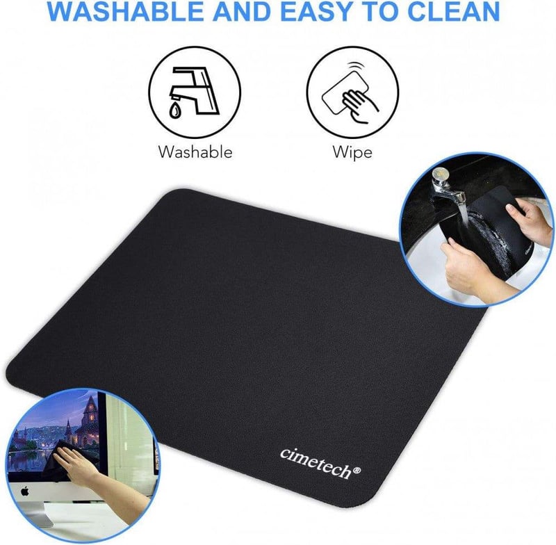 Cimetech Fekete Vízálló Gamer Egérpad Erős Tapadással