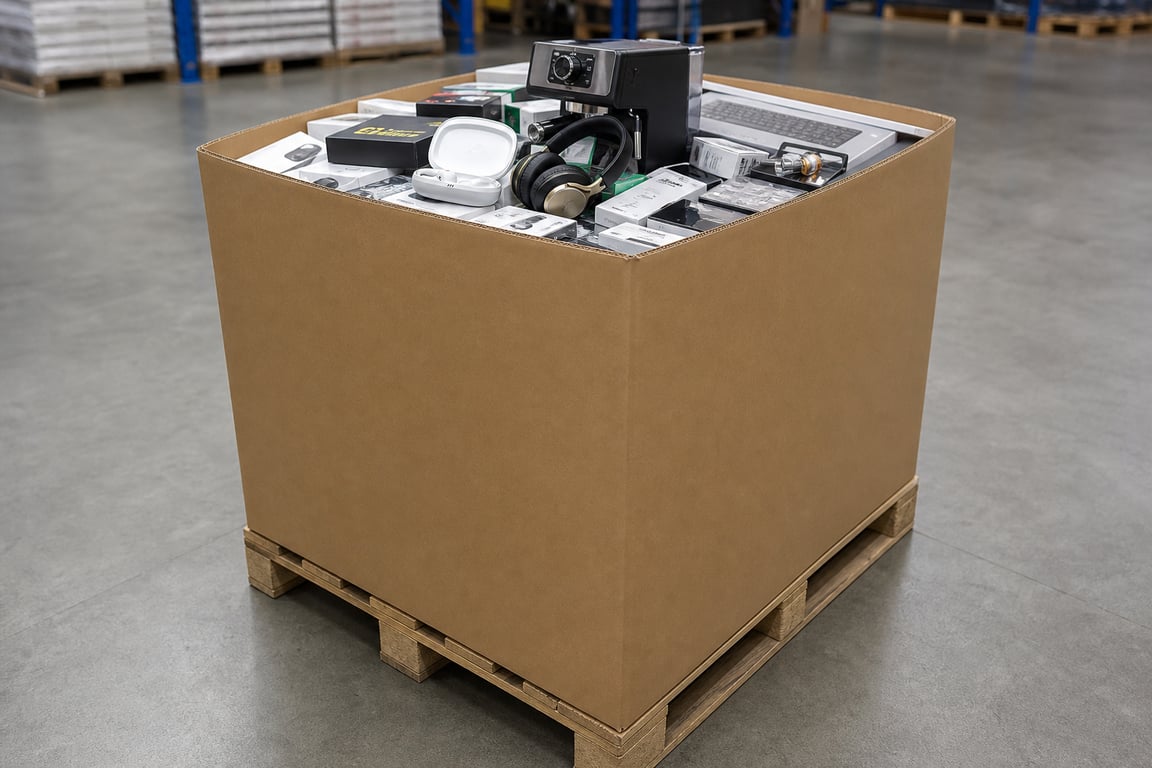 Vegyes raklap R00045 · 337 db vegyes elektronikai & kiegészítő termék