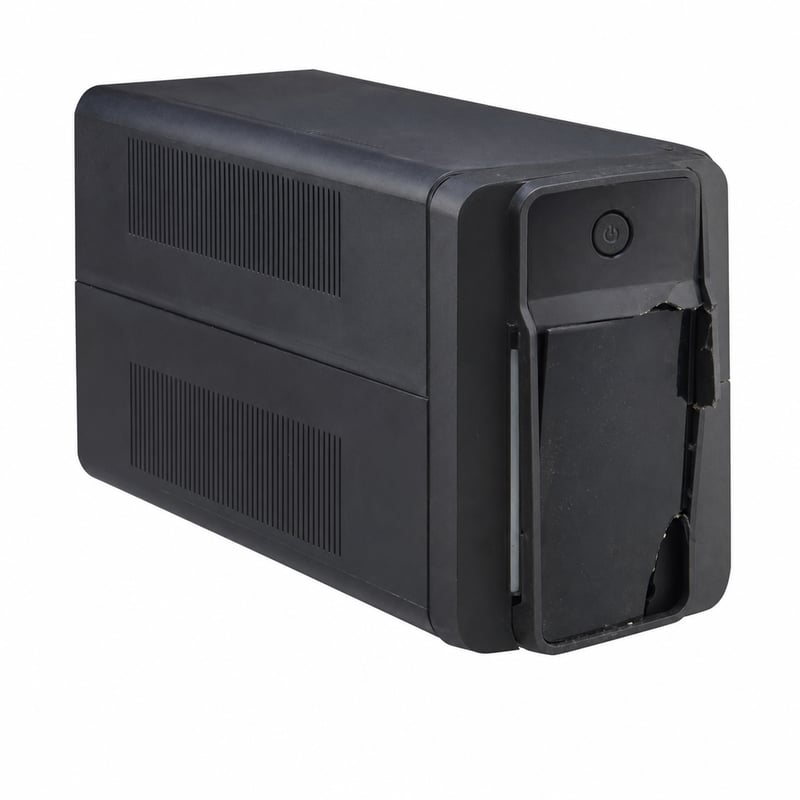 UPS APC Easy UPS BVX900LI 900 VA 480 W, AVR, indicatori LED — defect — defect, pentru piese: rupt (stare: vezi a 2-a imagine)