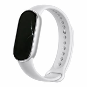 Xiaomi Smart Band 10 Pametni sat srebrni - 1,72" AMOLED zaslon, 21 dan — neispravno, djelomično radi: Napuknut zaslon (stanje: vidi 2. sliku)