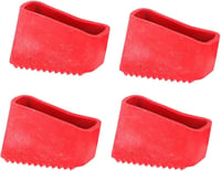 NIYATA Univerzális Létra Csúszásgátló Talp Szett - 4 db Piros Gumi Védőtalp Létrákhoz, Otthoni Munkákhoz, 5,5 x 3,8 x 2,5 cm 1