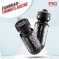 Bidon de bicicletă PRO BIKE TOOL negru 550ml - Debit rapid, cu tetină moale din silicon. 6