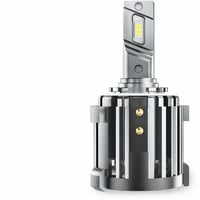 Bec LED auto D-Lumina H7 pentru fază scurtă, compatibil cu Volkswagen VW Passat, Golf, GTI, Tiguan și Mercedes-Benz, cu adaptoare specifice, 100W — set 1 bucată 2