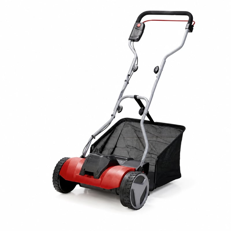 Mașină de tuns iarba cu cilindru Einhell GE-HM 18/38 Li-Solo, 18V, lățime de tăiere 38 cm, fără acumulator (stare: vezi a 2-a imagine)