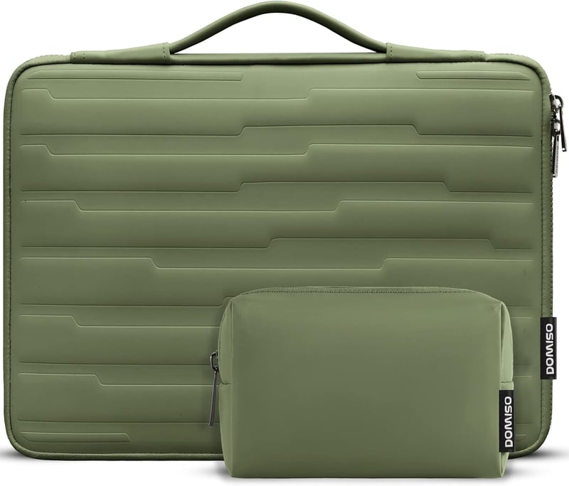 DOMISO 15,6" Vízálló Zöld Laptoptáska Lenovo/ASUS/Dell/HP Notebookokhoz