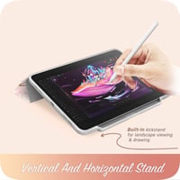 Apple iPad Pro 11 Rózsaszín Márványmintás Védőtok Kitámasztóval (2018-2021) 4