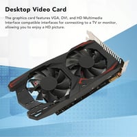 Sxhlseller GTX1050Ti 4GB GDDR5 Gamer Videokártya - 128-bit, Dual Fan, VGA/DVI/HDMI Csatlakozók, 1080p Full HD Támogatás, PCI-Express x16, NV 5