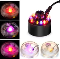 FITNATE Ultrahangos Párásító 12 LED Színváltós Világítással - Szökőkút, Tó, Akvárium Ködgenerátor 400ml/h Párateljesítménnyel, 24V Biztonság 1