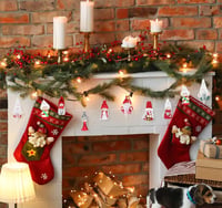 ilauke 8 db Skandináv Karácsonyi Manó Plüss Függődísz Szett 6