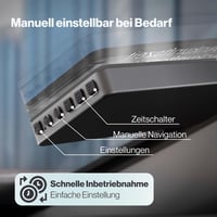 Parkwächter V2 Elektronikus Parkolótárcsa Autóhoz - Automatikus Digitális Parkolóóra Jóváhagyással - Elemmel Működő Fekete Parkolási Asszisz 6