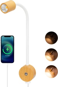 SUPAREE 12V LED lámpa lakóautóba, USB-vel, szabályozható, meleg fehér és kék fénnyel 1